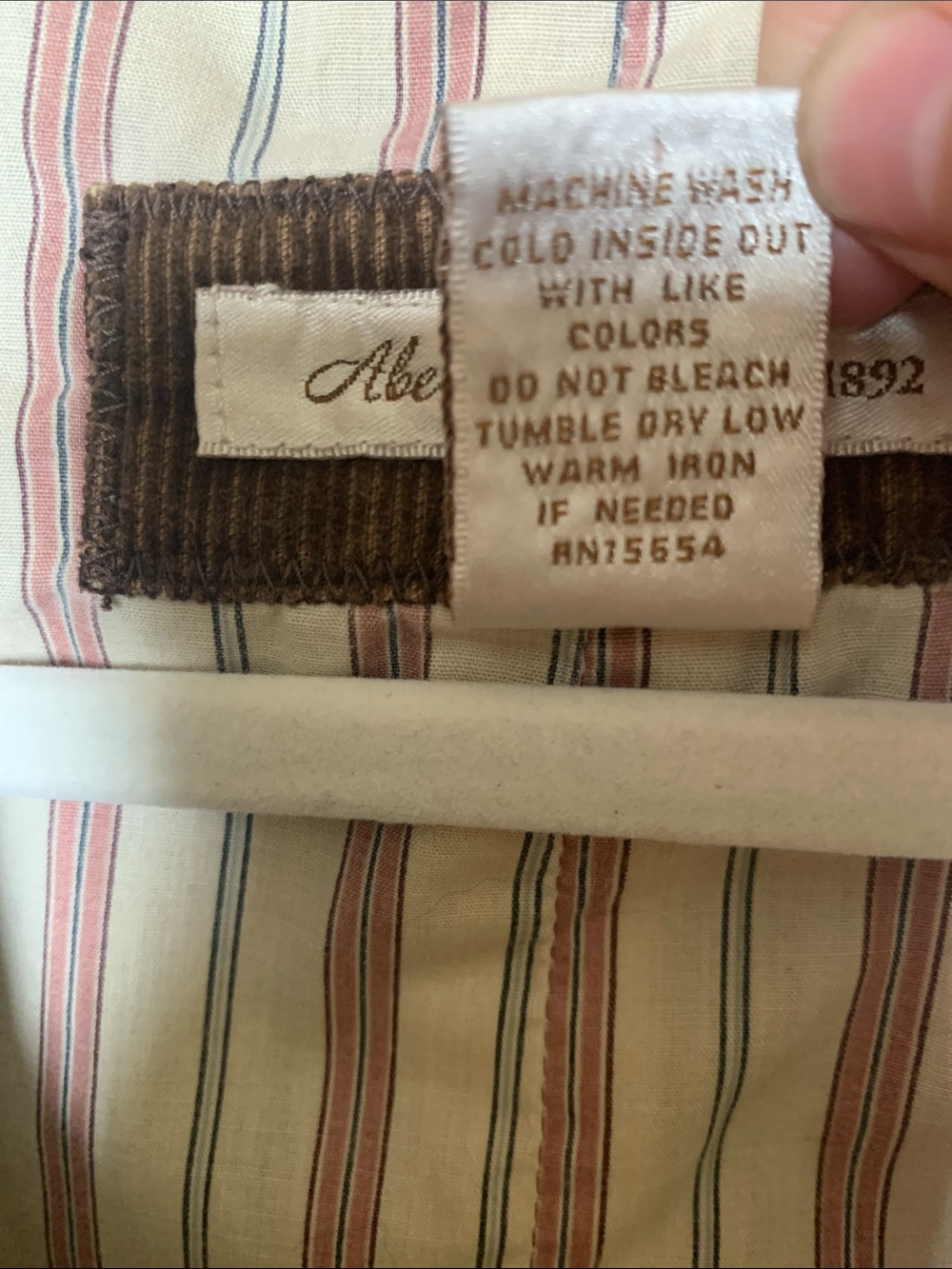 🌥️ Vintage Abercrombie Corduroy Western Style Vest 🌥️ - Picture 6 of 6